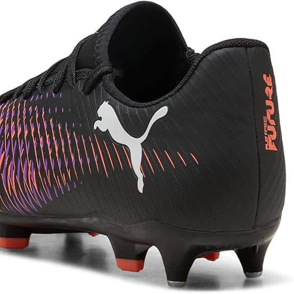 PUMA Future 8 Play MXSG - Voetbalschoenen - Puma Black / Puma White / Glowing Red - Ijzeren Nop - Afbeelding 2
