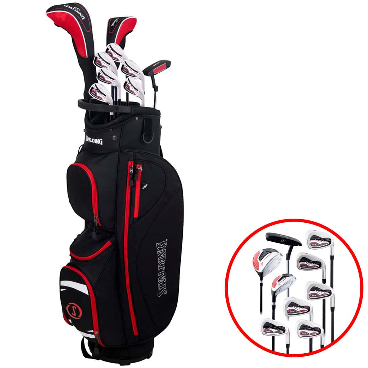 Spalding Tour 2 - 12-Delige Golfset Tour - Golfset Heren Graphite Rechtshandig