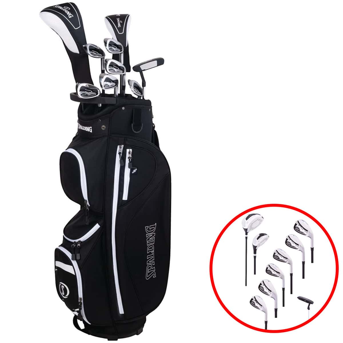 Spalding Tour 2 - 12-Delige Golfset Tour - Golfset Dames Graphite Rechtshandig