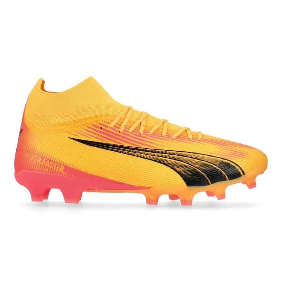 PUMA Ultra Pro FG/AG - Voetbalschoenen - Sun Stream / Puma Black / Sunset Glow - Afbeelding 7