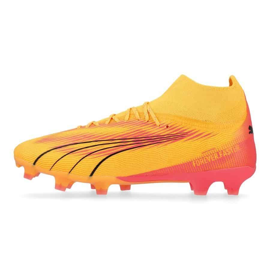 PUMA Ultra Pro FG/AG - Voetbalschoenen - Sun Stream / Puma Black / Sunset Glow - Afbeelding 6