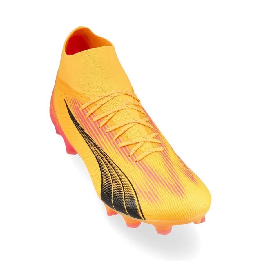 PUMA Ultra Pro FG/AG - Voetbalschoenen - Sun Stream / Puma Black / Sunset Glow - Afbeelding 2