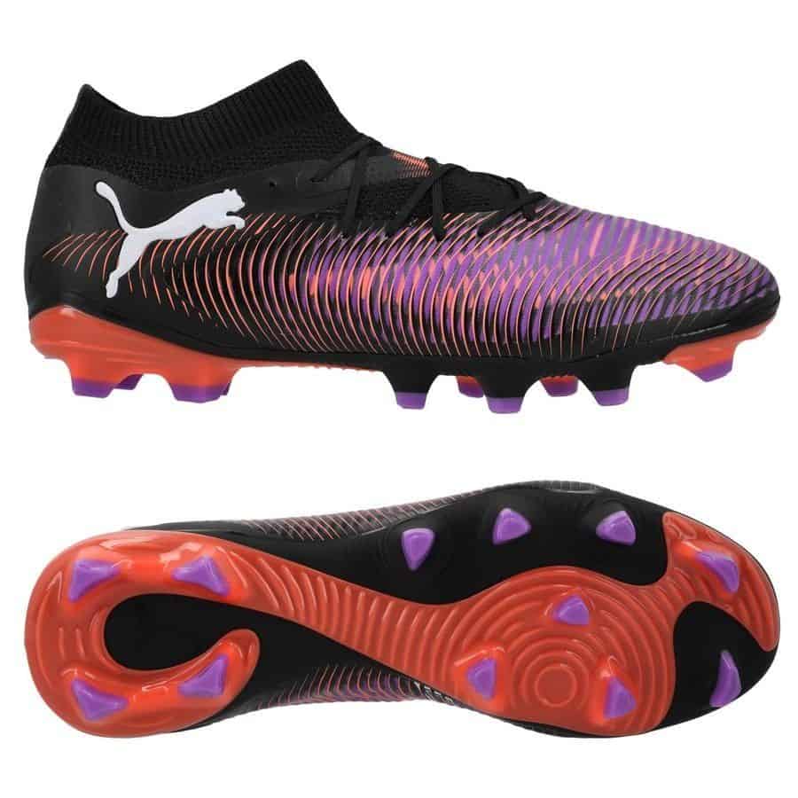 PUMA Future 8 Pro FG/AG - Voetbalschoenen - Puma Black / Puma White / Glowing Red